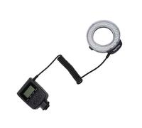Flash Annulaire Macro 48 LED, Flash Macro avec écran LCD, Diffuseur de Flash et Anneaux Adaptateurs de Contrôle de Puissance, pour Appareils Photo Reflex Numériques