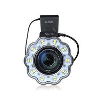 Flash annulaire vidéo Macro LED pour appareil photo reflex numérique Canon 650D 600D 60D 7D 550D 1100D T4i T3i T3 SL-102C