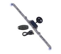 Flash Beacon - Lampes de danger triangulaires, supports de joint rotatif, signal sécurité d'urgence, base montage magnétique, automobile, grande LED ambre rouge pour le stockage en cas panne en bordur