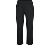 Zizzi Flash by Pantalon uni pour femme Coupe droite Taille 42-60, Noir , 58-60 grande taille