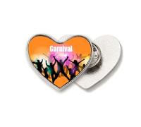 Flash Dance Celebrate Joy Nimbus Broche en métal en forme de cœur