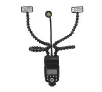 Flash de Bague Macro, 3 Tête de Flash Macro Macro Light, 5600k Température de Couleur, 8 Niveaux de Mise au Point Réglables de Niveau, Lumière de Flash Macro de L'appareil Photo