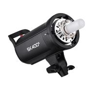 Flash de studio professionnel compact 400 Ws avec système Godox 2,4 G sans fil X intégré GN65 5600K avec lampe pilote 150 W pour la photographie de portrait de produit e-commerce-style de vie
