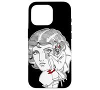 Flash de Tatouage Devil on Your Shoulder Girl Coque pour iPhone 16 Pro