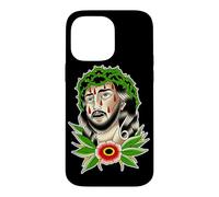 Flash de Tatouage Traditionnel Jésus Christ Coque pour iPhone 14 Pro Max