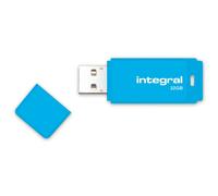 Integral 32GB USB2.0 DRIVE NEON BLUE lecteur USB flash 32 Go USB Type-A 2.0 Bleu