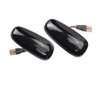 Flash Feux d'Urgence Compatible Avec Opel Pour Zafira A 1999 2000 2001 2002 2003 2004 2005 Marqueur Latéral Dynamique Clignotant Coulant Lampe De Répéteur Latéral Clignotant Séquentiel(Black)