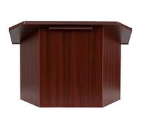 Flash Furniture Pliable en Acajou de Table Lutrin