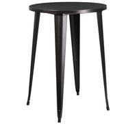 Flash Furniture Table de Bar Ronde intérieur-extérieur en métal, Multicolore