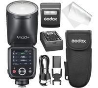 Flash Godox V100C pour Canon EOS, Flash à écran Tactile 100W E-TTL II, Synchronisation du obturateur Global HSS 1/80000s, Compatible avec Canon 5D Mark IV/III, 6D Mark II, EOS R RP R5, 90D 7D 6D