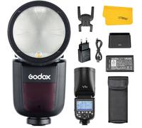 Flash Godox V1S pour Sony, 2.4G TTL, HSS 1/8000s, 480 éclairs, Lampe Pilote LED