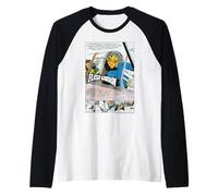 Flash Gordon & Dale Avion Dogfight Retro Comic Manche Raglan