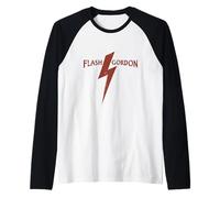 Flash Gordon Flash Logo Retro Comic Manche Raglan