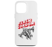 Flash Gordon on Space Rocket Bande dessinée rétro Coque pour iPhone 13 Pro Max