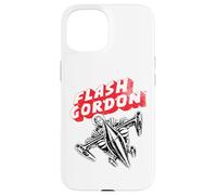 Flash Gordon on Space Rocket Bande dessinée rétro Coque pour iPhone 15