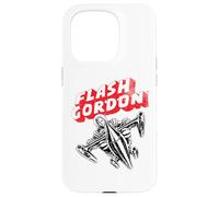 Flash Gordon on Space Rocket Bande dessinée rétro Coque pour iPhone 15 Pro