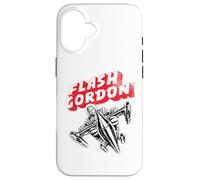 Flash Gordon on Space Rocket Bande dessinée rétro Coque pour iPhone 16