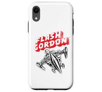 Flash Gordon on Space Rocket Bande dessinée rétro Coque pour iPhone XR