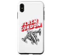 Flash Gordon on Space Rocket Bande dessinée rétro Coque pour iPhone XS Max
