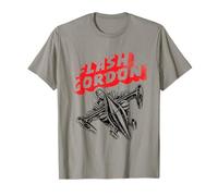 Flash Gordon on Space Rocket Bande dessinée rétro T-Shirt