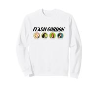 Flash Gordon Retro Comic Personnages Têtes Sweatshirt