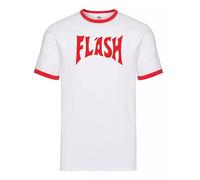Flash Gordon T-shirt pour homme Motif reine des années 80 Freddie-Mercury, blanc, XXL