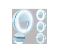 Flash LED USB Selfie lumineux anneau pour smartphone - Bleu