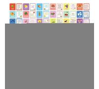 Flash pour enfants - Outil éducatif de 50 pièces, flash pour aliments, éducation, activités de jeu éducatif double face pour enfants, filles, salles de nimaux D