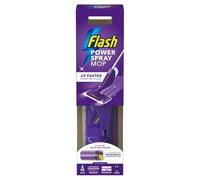 Flash Power Spray Mop Kit de démarrage (1 tampon lavable + 2 tampons jetables), serpillères pulvérisatrices pour sols, système de pulvérisation tout-en-un pour vos sols, serpillères pour sols durs