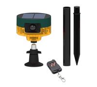 Flash solaire, dissuasion de la faune, fermes et vergers à distance sans fil (blanc D1)