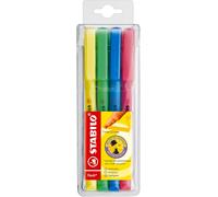 Flash - Surligneur - Pochette X 4 Surligneurs Fluo - Coloris Assortis[Z53]