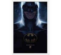Flash, The - Poster - Rebirth + cadre amovible, Shinsuke® Maxi MDF blanc, vitre acrylique