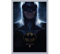 Flash, The - Poster - Rebirth + cadre interchangeable, Shinsuke® Maxi MDF argenté, vitre acrylique