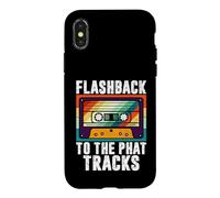 Flashback to The PHAT Tracks Hip Hop des années 90 Coque pour iPhone X/XS