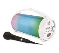 FLASHBOOM® Enceinte Bluetooth® portable entièrement lumineuse avec micro filaire détachable iParty® - LEXIBOOK
