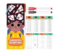 Flashcard Mathématiques | Jeux D'apprentissage Et De Pratique Pour Les Mathématiques | Cartes Flash pour Addition et Soustraction - Pour et Élèves de l'école primaire, Garçons et Filles