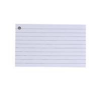 Flashcards Cartes d'index lignées Cartes d'étude avec anneaux de reliure, révisions, notes vierges pour l'apprentissage du vocabulaire lignées avec anneaux de reliure pour étudiant Vocabulaire pour