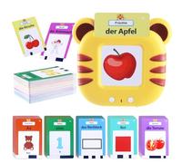Flashcards Enfants Allemand Cartes Flash Cartes Parlantes Enfants, Ami Vocabol Jeu, Jeux Montessori 2 3 4 5 Ans, Apprendre à parler Alphabet Couleurs Nombre Animaux