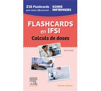 Flashcards IFSI. Calculs de doses Entraînement intensif - Julie Violet - Elsevier Masson - broché - Scolaire / Universitaire