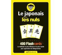 Flashcards Le japonais pour les Nuls 2nde édition - Vincent Grepinet - First - Coffret - Méthode de langue