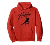 Flashdance Maniac Dance Silhouette and Logo Vintage Movie Sweat à Capuche