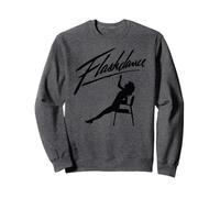 Flashdance Maniac Dance Silhouette and Logo Vintage Movie Sweatshirt