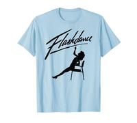 Flashdance Maniac Dance Silhouette and Logo Vintage Movie T-Shirt