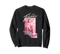 Flashdance Pink Photo Collage with Logo Vintage Movie Sweatshirt