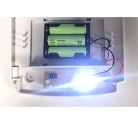 Flasher Strobe LED Blanc ou Bleu PCB avec boîte à Piles pour Alarme factice Sirène Sécurité Bell Flash Box