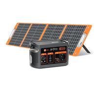 FlashFish 300W Generateur Electrique Portable avec Panneau Solaire 100W, 179,2Wh Batterie LiFePO4, Charge Rapide de 0 à 80% en 1H, Fonction EPS, Station Électrique pour Camping, RV, Voyages, Urgence