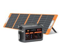 FlashFish 300W Station Electrique LiFePO4 179Wh Charge Rapide 1H Panneau Solaire 100W EPS Camping Voyage Urgence