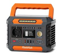 Flashfish P66 Station d'Énergie Portative, Générateur Extérieur 300W 230.88Wh, 8 Sorties, USB-C QC3.0, Onde Sinusoïdale Pure, Charge Solaire, Lampe Torche d'Urgence, pour Maison, Camping, Voyage