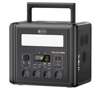 Flashfish T2000 Station d'Énergie Portative 2000W, Batterie LiFePO4 1536Wh, Pic 4000W, Recharge CA Rapide 1500W, 14 Sorties, pour Maison et Extérieur