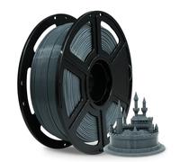 FLASHFORGE ABS PRO Filament pour imprimante 3D, filaments résistants à la chaleur, bobine de 1kg (2.2lbs), précision dimensionnelle +/- 0.02 mm, consommables ABS solides et durables (Gris)